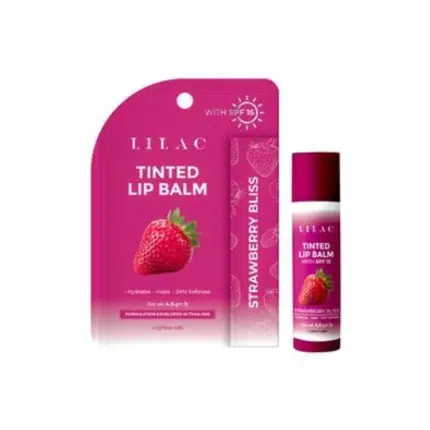 Lilac Tinted Lipbalm With SPF 15 - Strawberry Bliss 4.5gm