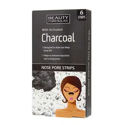 Beauty Formulas Charcoal Nose Pore Strips - 6 Pcs