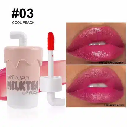 Handaiyan Lip Gloss Mini Milk Tea 03