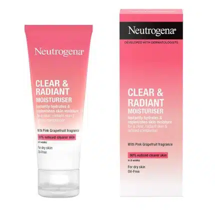 Neutrogena Clear & Radiant Moisturiser Oil Free - 50ml