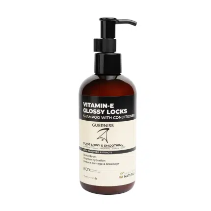 Guerniss Raw Vitamin-E Glossy Locks Shampoo with Conditioner 250ml