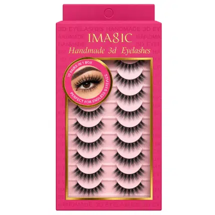 IMAGIC 10 Pair Handmade 3D Eyelashes #15