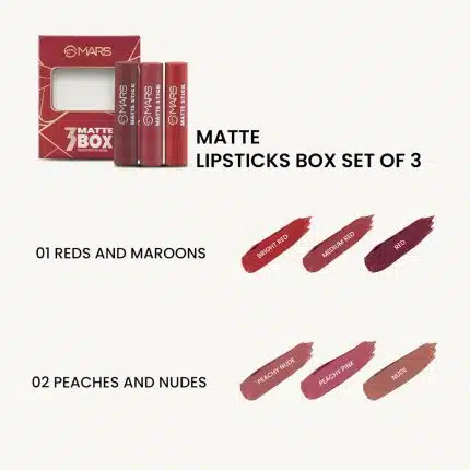 Mars Matte Lipsticks Plums 03
