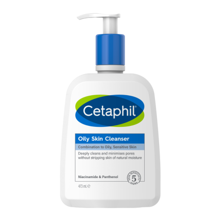 Cetaphil Daily Facial Cleanser Combination to Oily Sensitive Skin - 473ml