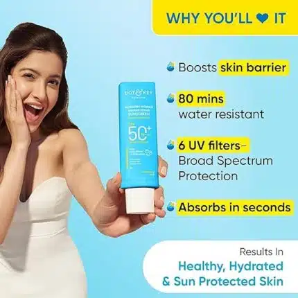 DOT & KEY Blueberry Hydrate Barrier Repair Sunscreen Spf 50+ 80gm