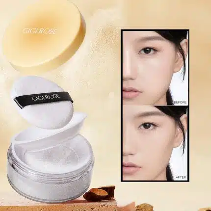 Gigi Rose Loose Powder Translucent Oil-Control - White