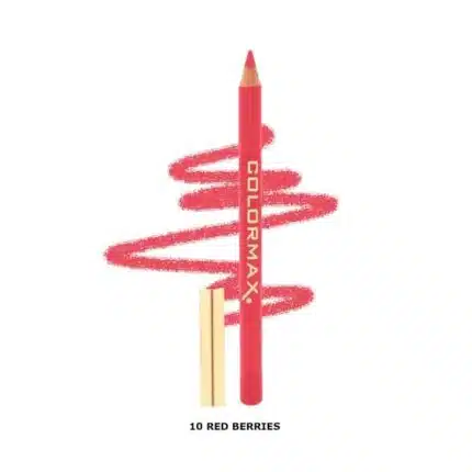 Color Max Satin Gild Lip Liner Pencil - 10 Red Berries