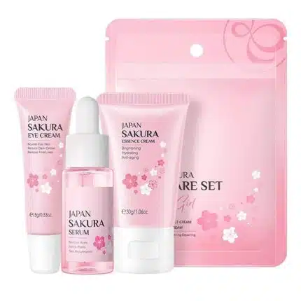 Laikou Japan Sakura Skincare Set - 3pcs
