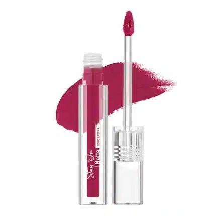 Swiss Beauty All Day Liquid Lipstick Smokey Maroon 14
