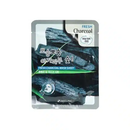 3W Clinic Fresh Charcoal Sheet Mask
