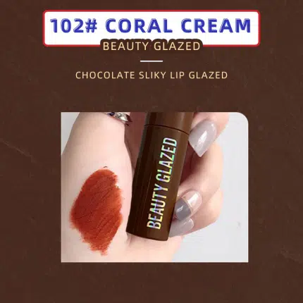 Beauty Glazed Chocolate Lipstick - 102# Coral Cream