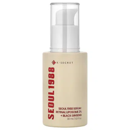 K-Secret Seoul 1988 Serum : Retinal Liposome 2% + Black Ginseng - 30ml