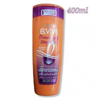 Loreal Elvive Dreamlong Straight Keratin Shampoo 72h Straightening Long Frizzy Hair - 400ml