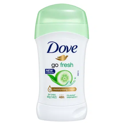 Dove Go Fresh Cucumber & Green Tea Moisturising Cream Antiperspirant Stick - 40g