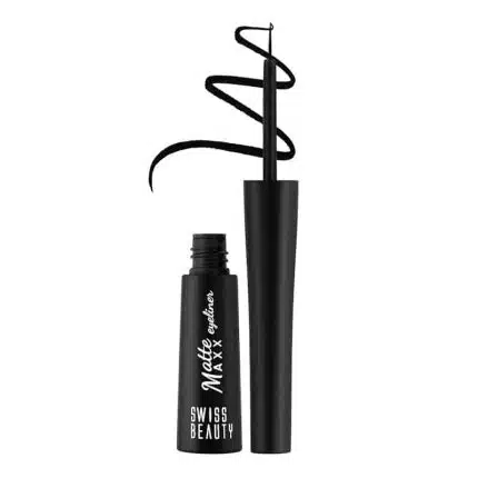 Swiss Beauty Matte Eyeliner Black - 4g