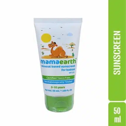 Mamaearth Mineral Based Sunscreen for Babies SPF 20+ - 50g