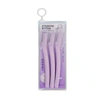 Lmltop Eyebrow Razor 3 pcs - Light Purple