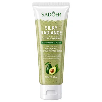 Sadoer Avocado AHA Silky Radiance Facial Scrub - 100g