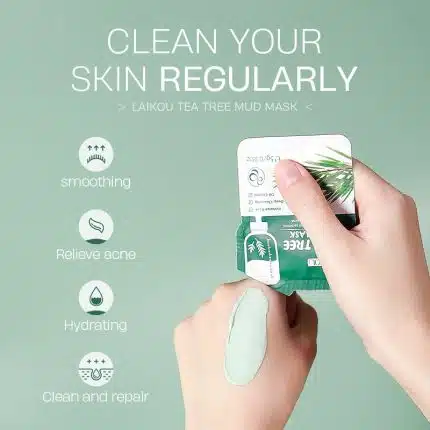 LAIKOU Tea Tree Mud Mask -12pcs
