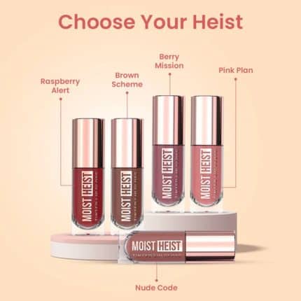 Swiss Beauty Moist Heist Tinted Lip Gloss Pink Plan 02
