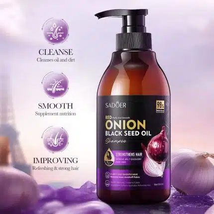 SADOER RED Onion Black Seed Oil Shampoo - 500ml