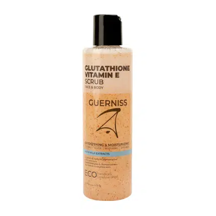 Guerniss Raw Glutathione Vitamin E Face & Body Scrub - 200ml