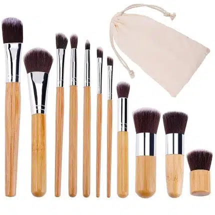Bamboo Makeup Brush Set 11 Piece