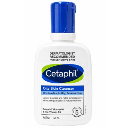 Cetaphil Oily Skin Cleanser Combination to Oily Sensitive Skin - 125ml