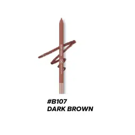 Beauty Glazed Lip Liner Waterproof & Long Lasting - B107 Dark Brown