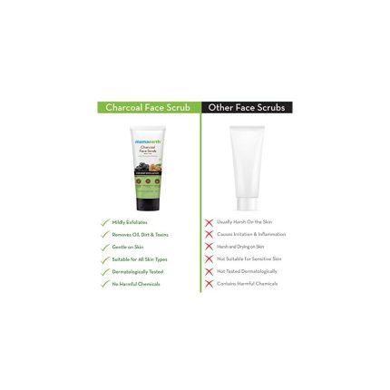 Mamaearth Charcoal Face Scrub - 100ml