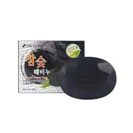 3W Clinic Charcoal Beauty Soap - 102g