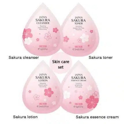 Laikou Japan Sakura Skin Care Set (mini) - 4pcs