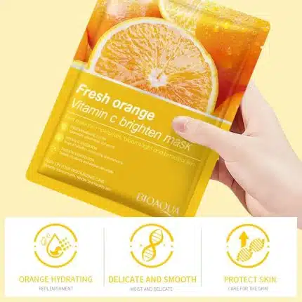 Bioaqua Vitamin C Brighten Sheet Mask Orange - 25g