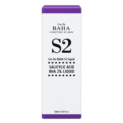 Cos De BAHA S2 Salicylic Acid BHA 2% Exfoliating Toner - 120ml