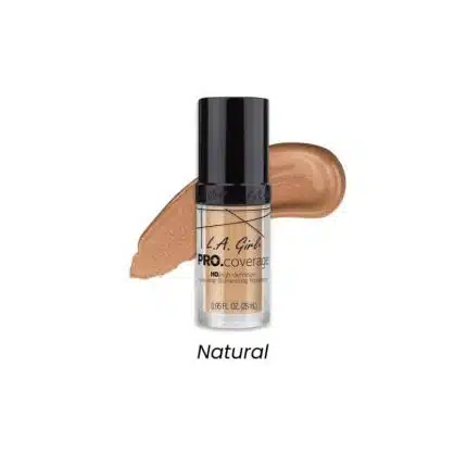 L.A. Girl Pro Coverage Illuminating Foundation - Natural ( 28ml )