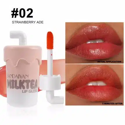Handaiyan Lip Gloss Mini Milk Tea 02