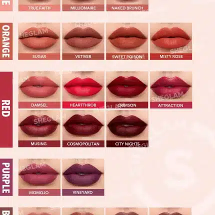 SHEGLAM Matte Liquid Lipstick - Attraction