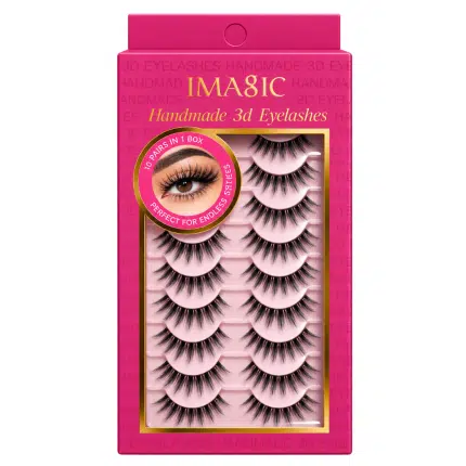 IMAGIC 10 Pair Handmade 3D Eyelashes #12