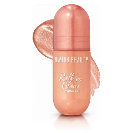 Swiss Beauty Roll n Glow Glitter Oil - Roll n Rose