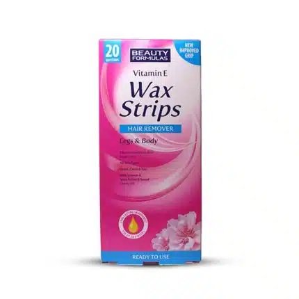 Beauty Formulas Vitamin E Wax Strips – 20 Pcs