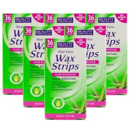 Beauty Formulas Hair Removal Wax Strips – Face & Bikini Line