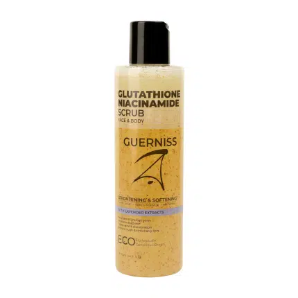 Guerniss Raw Glutathione Niacinamide Face & Body Scrub - 200ml
