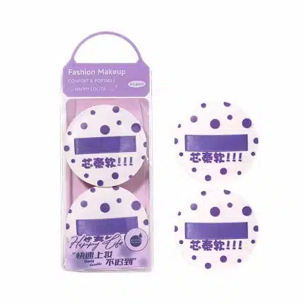 Lmltop Powder Puff 2 PCS Purple