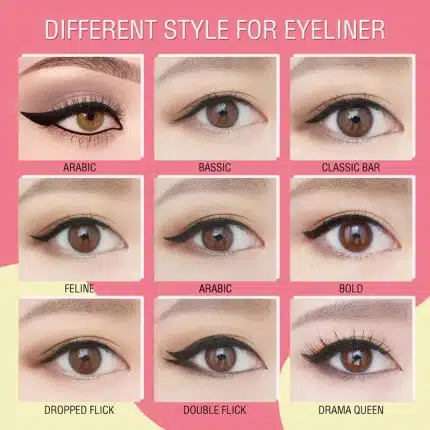 Pink Flash Waterproof Eyeliner Pen - E01