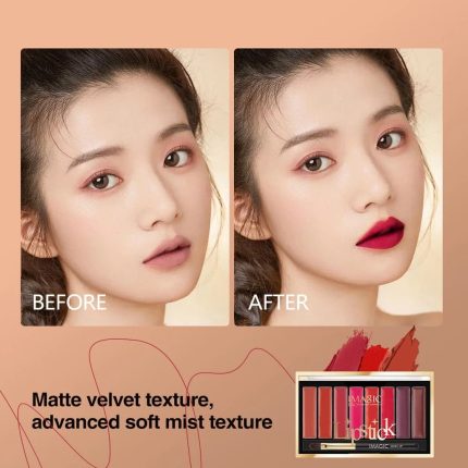 IMAGIC Matte Lipstick Palette 8 Color