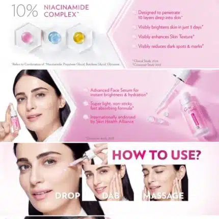 Glow & Lovely Brightening Face Serum 14ml (Imported)