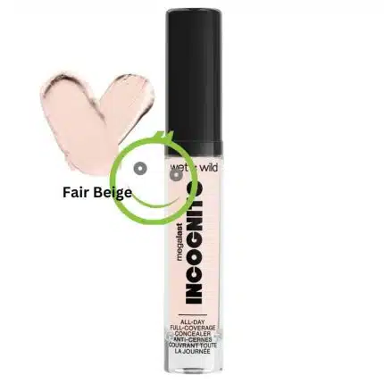 Wet N Wild Concealer Mega Last Incognito All-day Full Coverage - Fair Beige