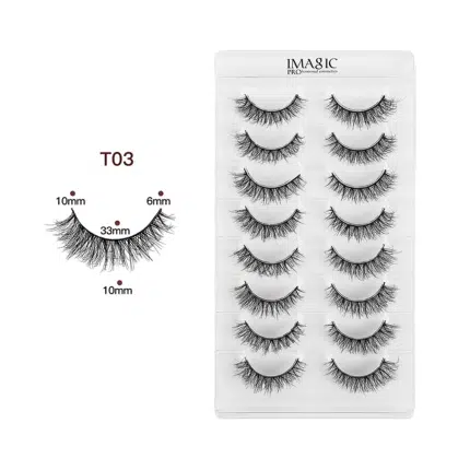 IMAGIC 8-Pair 3D False Eyelashes - T03