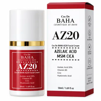 Cos De BAHA AZ20 Azelaic Acid MSM Cica Facial Cream - 50ml