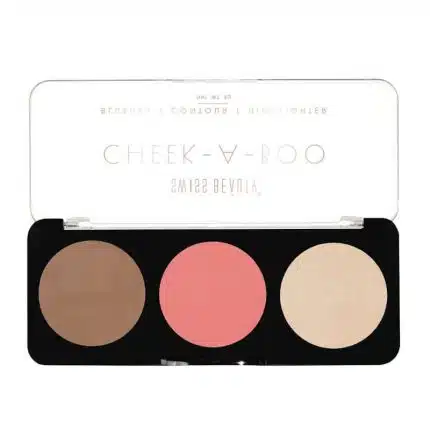 Swiss Beauty cheek a boo palette Palette Blusher, Contour, Highlighter 02